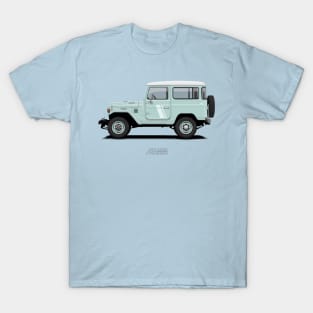 Land Cruiser FJ40 HardTop Blue T-Shirt